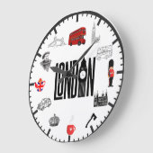 Londense afbeeldingen wandklok (Hoek)