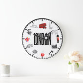 Londense afbeeldingen wandklok (Huis)