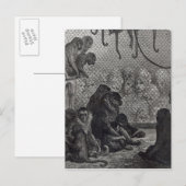 Londense apen briefkaart (Voorkant / Achterkant)