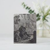 Londense apen briefkaart (Staand voorkant)