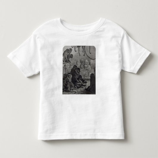 Londense apen kinder shirts (Voorkant)