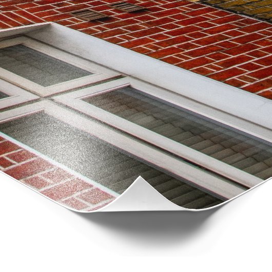 Londense architectuur foto afdruk (Hoek)