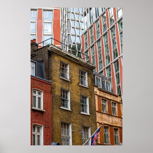 Londense architectuur poster (Voorkant)