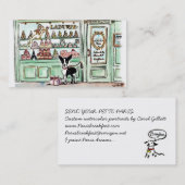 Londense bezoeken Parijs Patisserie Visitekaartje (Voorkant / Achterkant)