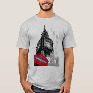  Londense Big Ben Clock Tower Trendy T-shirt