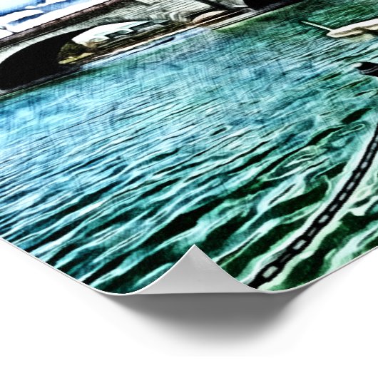 Londense brug bij Lake Havasu City, Arizona Poster (Hoek)