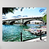 Londense brug bij Lake Havasu City, Arizona Poster (Voorkant)