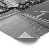 Londense bus en St Paul's Cathedral Poster (Hoek)