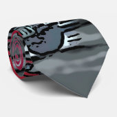 Londense bus en taxi door designbywhacky stropdas (Opgerold)