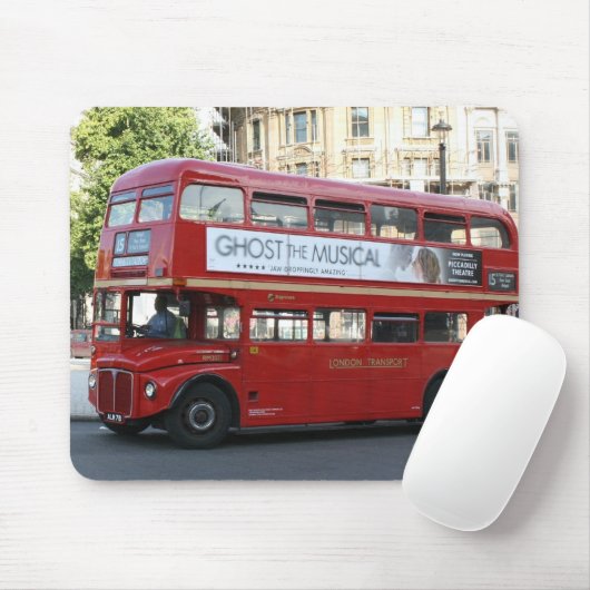 Londense bus muismat (Met muis)