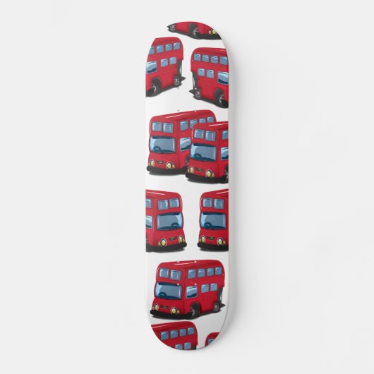 Londense Bus Persoonlijk Skateboard (Voorkant)