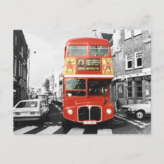 Londense busschilderstijl briefkaart (Voorkant)