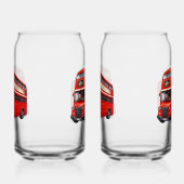 Londense dubbeldekkerbus blikvorm glas (Links)