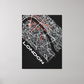Londense galerij kunst canvas afdruk