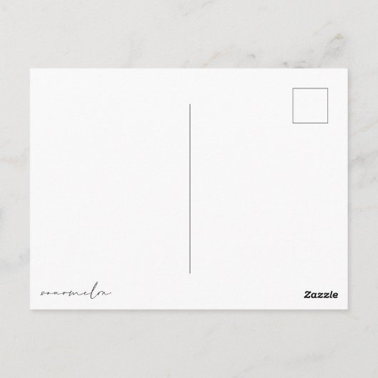 Londense handschets briefkaart (Achterkant)