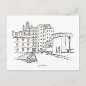 Londense handschets briefkaart (Voorkant)