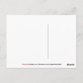 Londense kerk briefkaart (Achterkant)