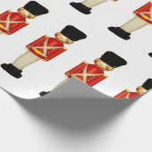 Londense kerstinpakpapier in Engeland Cadeaupapier (Hoek)