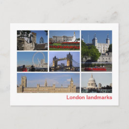Londense landmerken briefkaart