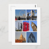 Londense mijlpaal 2 briefkaart (Voorkant / Achterkant)