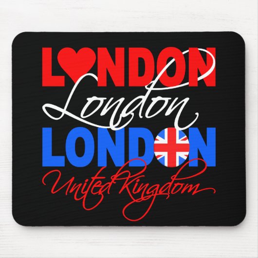 Londense mousepad muismat (Voorkant)