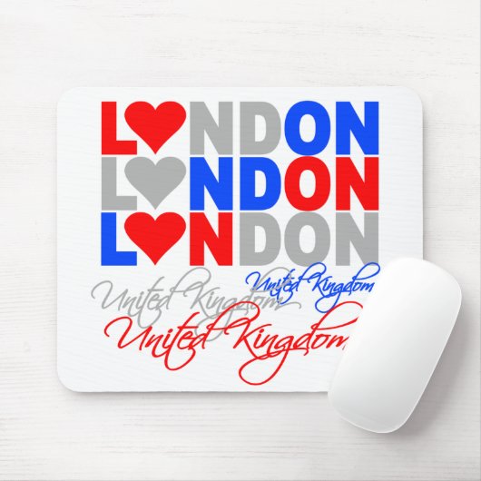 Londense mousepad muismat (Met muis)