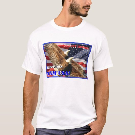 Londense Olympische Spelen 2012 - Amerikaanse zeea T-shirt (Voorkant)