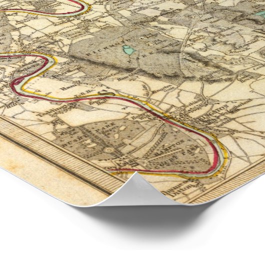 Londense omgevingen poster (Hoek)