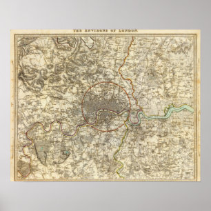 Londense omgevingen poster