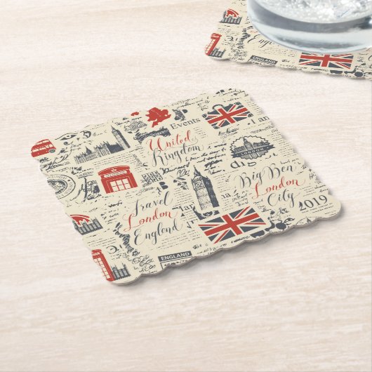  Londense Onderzetters (Gebogen)