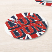 Londense Onderzetters met vlagpapier (Gebogen)