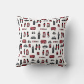 Londense pictogrammen kussen (Achterkant)