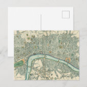 Londense plattegrond Briefkaarten (Voorkant / Achterkant)
