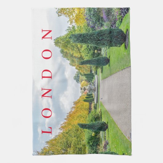 Londense Regent's Park theedoek (Verticaal)