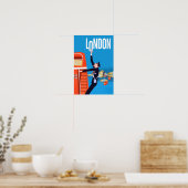 Londense reisposter poster (Keuken)