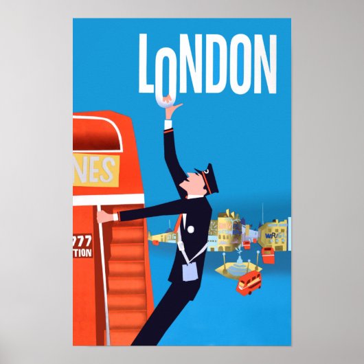 Londense reisposter poster (Voorkant)