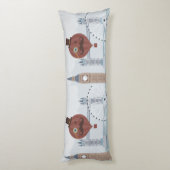  Londense reisscène Lichaamskussen (Achterkant (Verticaal))