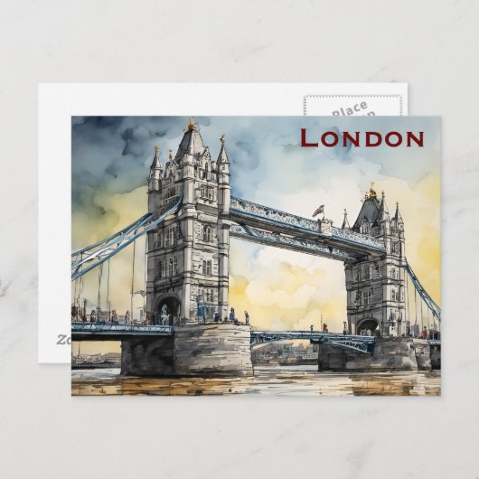  Londense reistoerisme Briefkaart (Voorkant / Achterkant)