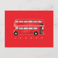 Londense rode bus - dubbele decker