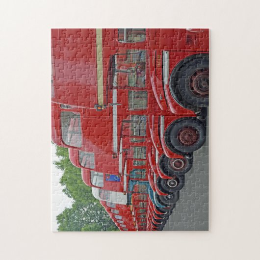 Londense rode buspuzzel legpuzzel (Verticaal)