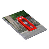 Londense rode telefooncel notitieboek (Rechterzijde)