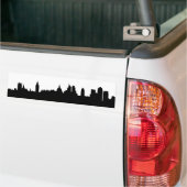 Londense skyline silhouette cityscape bumpersticker (Op Truck)