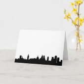Londense skyline silhouette cityscape kaart (Gele Bloem)