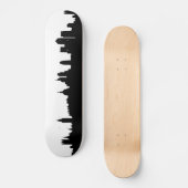 Londense skyline silhouette cityscape skateboard (Voorkant)