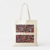 Londense souvenir magneten voor verkoop canvas tas (Achterkant)