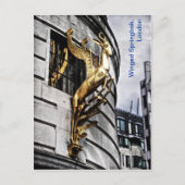 Londense spinbok briefkaart (Voorkant)