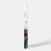 Londense stadsgezicht met dubbeldekkerbus & Big Be Case-Mate iPhone Case (Achterkant / Links)
