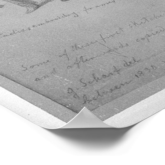 Londense straathandelaren, 1830-40 poster (Hoek)