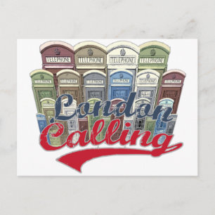 Londense t-shirt briefkaart