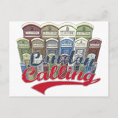 Londense t-shirt briefkaart (Voorkant)